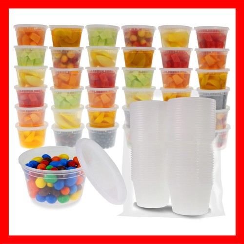 Container round clear - oz,